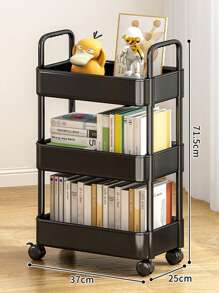 Étagère de rangement debout surdimensionnée, étagère mobile multi-niveaux pour les collations, les livres, la cuisine, la salle de bain, le salon, l'organisation de la maison