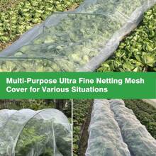 1pc Extra-Large White Ultra Fine Mesh Netting Barrier - Ideal For Fruit Trees, Vegetables & Blueberry Protection