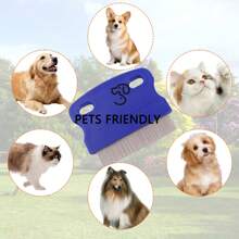 3pcs Pet Stainless Steel Flea Comb, Fine Tooth Brush For Dog Cat