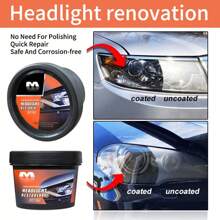 Nuokaiqi Car Headlight Repair And Refurbishment Plated Crystal Whey Wash Polishing Car Light Scratch Liquid Yellow Removal Agent - Headlight repair paste - 查看 7