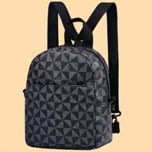 [Two Kinds Of Back Method, Can Be Oblique Back, Can Be Shoulders] Highly Attractive Level Level Leather Texture Backpack New Casual Retro Backpack National Style Simple [Zipper Direction Is Free] Suitable For Teen Summer Casual Outdoor Athletic Or Vacation Travel Or Graduation Gifts Or Birthday Dress Accessories