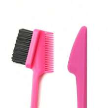 Hair Edge Brush Double Sided Edge Control Hair Smooth Comb Brushes Eyebrow Brush For Women Haircare Heatless