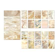20 Sheets Shimmery INS Style Decoration Paper, Sunlight Reflection Series, For Scrapbooking DIY Crafts Background Material,School Supplies,Back To School