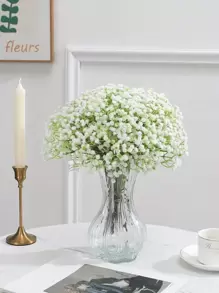 8/20/40 Pcs Breath Flowers White Gypsophila Bouquets, Real Touch White Fake Flowers UV Resistant Fake White Flowers For Wedding Party Home Decoration, - White Artificial Baby's Breath - View 6