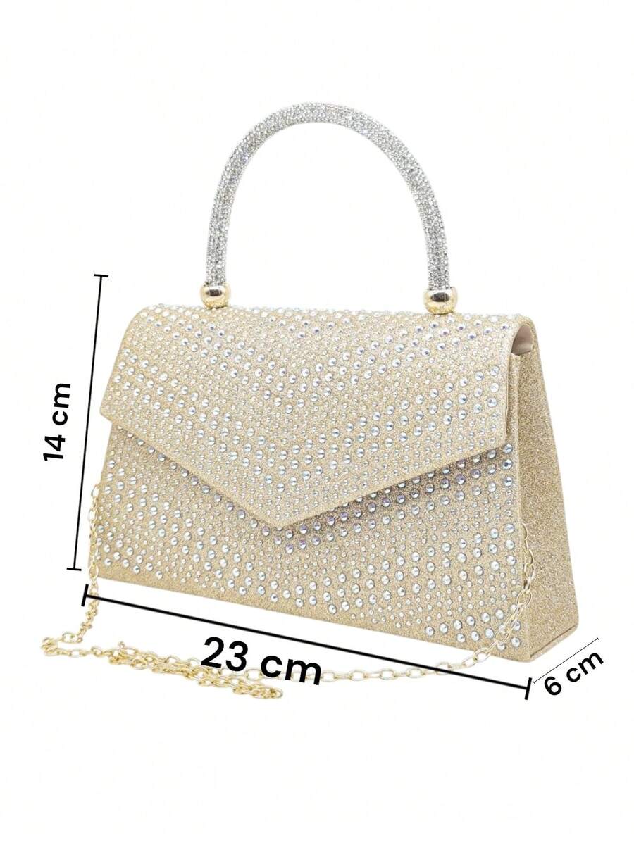 BOLSO DE HOMBRO PARA DAMA 60320 - Champán - Ver 1