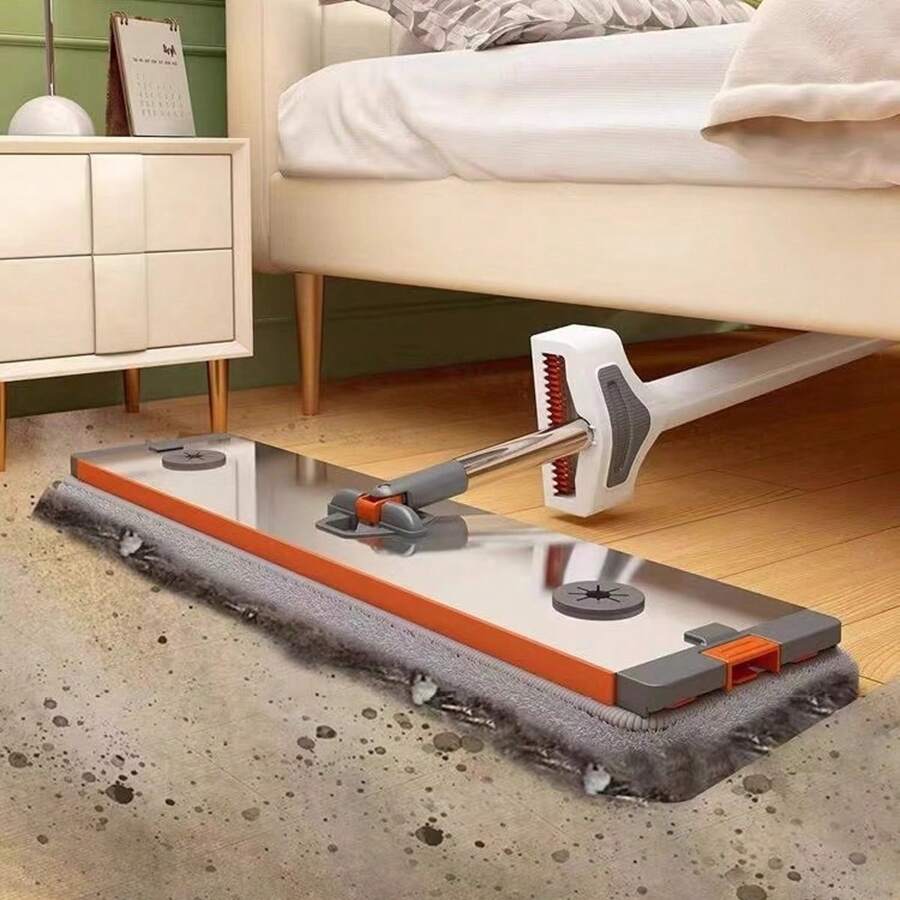 Mop ușor prietenos cu oamenii cu găleată, separarea apei curate și murdare, spălare fără mâini, instrument de curățare a mopului plat, mop rotativ