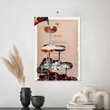 Set de 1 pieza/3 piezas de arte decorativo vintage, murales clásicos modernos con estética minimalista, aptos para apartamentos universitarios, salas de estar, dormitorios, aulas, cocinas, baños, carteles de arte de pared SIN marco