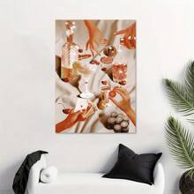Set de 1 pieza/3 piezas de arte decorativo vintage, murales clásicos modernos con estética minimalista, aptos para apartamentos universitarios, salas de estar, dormitorios, aulas, cocinas, baños, carteles de arte de pared SIN marco