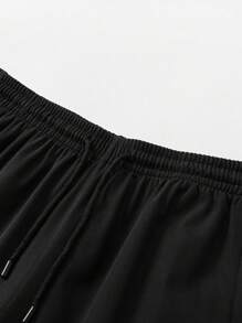 Short décontracté ample et léger pour hommes, grande taille, confortable short mi-cuisse de 12,7 cm de longueur d'entrejambe, style américain, basket-ball, entraînement, été