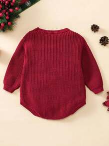 Newborn Baby Sweaters - Red - View 5