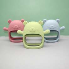 1pc Silicone Baby Teether, Teething Toy - Non-Dropping, Perfect Gift For Newborns For Easter, Thanksgiving, Christmas