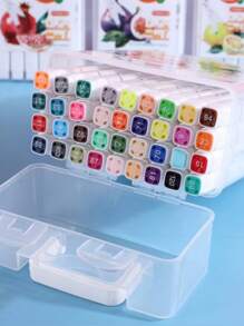 48-Color 1 Set Colored Markers, Various Sizes Of Multi-Purpose Watercolor Painting Markers, Dual-Tip Markers & Pens For Sketching, Painting, Calligraphy, Great Gift For Students, Friends, Family Back To School