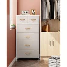 Products Vertical Dresser Storage Tower - Sturdy Steel Frame, Wood Top, Easy Pull Fabric Bins, Wood Handles - Organizer Unit For Bedroom, Entryway, Closets - 6 Drawers (Beige) Halloween Decorations Halloween Costumes Autumn Decor Festival Decor