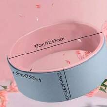 1 قطعة عجلة اليوجا الممتازة لإطالة الظهر - دائرة لياقة بدنية وبيلاتس مناسبة للمبتدئين، مصنوعة من PP/TPE متعددة الألوان - مشاهدة 7