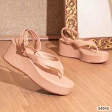 Women Platforms & Wedge Sandals - Beige - View 1