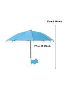 1 Piccolo ombrellino con supporto per telefono universale regolabile a ventosa a forma di porcellino, ripara dalla luce, per uso esterno anti-abbagliamento, realizzato in fibra di poliestere, anti-pioggia e anti-sole, con pellicola protettiva per lo schermo