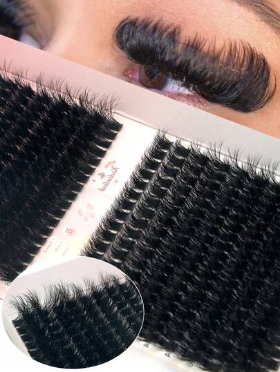 100D+120D Fluffy Lash Clusters Thick Faux Mink Eyelash Clusters 320Pcs Volume Cluster Eyelash Extensions 10-18MM Fluffy Lash Extension D Curl Individual Lashes Cluster Lashes DIY At Home For Beginners Lash Clusters, Eyelash Clusters, Individual Eyelashes, Lashes, Fake Lashes