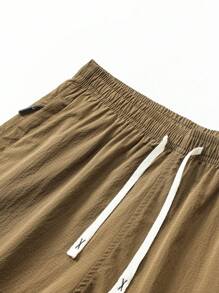 Men's Loose Fit Casual Cargo Shorts For Summer Zipper Pocket