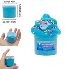 1 Peça/5 Peças Kit de Slime Fofo com Encantos de Leão e Baleia, Massa de Modelar Cheirosa, Não Pegajosa e Esticável DIY para Crianças, Brinquedos Sensoriais, Lembrancinhas de Festa, Prêmios para Crianças