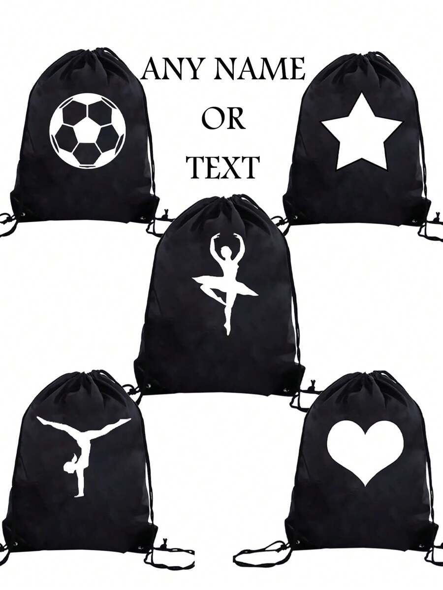 Customizable Shoulder Strap Pocket - Multiple Patterns Available | Large Capacity Multi-Function Drawstring Bag For Women, Girls, Men, Boys, Sports And Outdoor Necessities