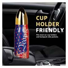 WE THE PEOPLE USA Flag Stainless Steel Bullet Tumbler