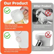 16oz\/470ml Olive Oil Dispenser - 2 In 1 Olive Oil Spray Bottle Cooking, Kitchen Tools, Fryer, Salad, And BBQ - Black