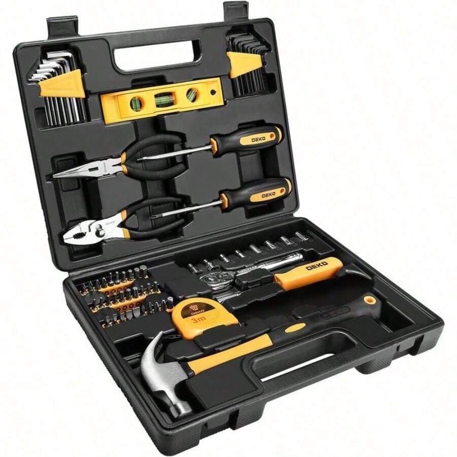 Piece Tool Set Lightweight, Portable And Durable. Ideal For Daily Home Repairs And DIY, A Must-Have Hand Tool Set For The Family! 53  Pcstoolset