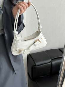Bolso de hombro de dama de diseño minimalista y moderno, con acabado de alta gama ideal para el uso diario