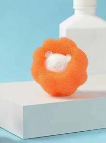 欧美新款洗衣机海绵清洁球粘毛发去污洗衣防缠绕海绵洗衣球魔力去污清洁洗衣球