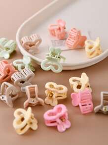30 pezzi/set Mini fermagli per capelli a forma di cuore, graziosi fermagli per capelli da principessa per ragazze, accessori per capelli per il ritorno a scuola