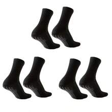 6 paia di calzini unisex antiscivolo da calcio con puntini adesivi, calzini sportivi con fondo spesso in spugna, adatti per corsa, calcio, basket, fitness