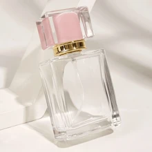 FIGHTYU 1 Stück 50ml Rosa Parfümzerstäuber, einzigartiges Design nachfüllbar, große Kapazität tragbarer Reise-Make-up-Flasche, Wohndekoration für Wohnzimmer, Schlafzimmer, Badezimmer, Reisezubehör, Hochzeit, Party, Geburtstag, Geschenk für Männer, Mütter, Väter, Freunde, Neujahr, Accessoire, witziges Geschenk