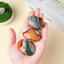 1PC Natural Ocean Jasper Crystal Palm Stone For Mind Divination Healing Finger Massage Energy Feng Shui Yoga Home Decor - Play With Ocean Jasper - View 10