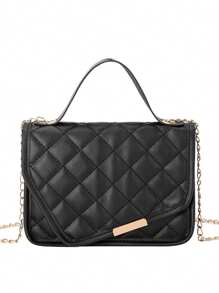 时尚百搭简约休闲手提包方形包