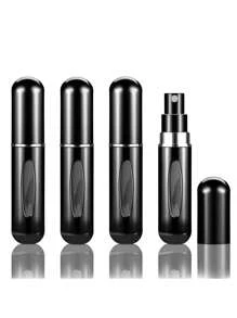 5 件/4 件/3 件/2 件/1 件 5ml 可再填充香水瓶、便携式可再填充香水雾化器瓶、可再填充香水旅行喷雾瓶、迷你便携式空液体容器、旅行必需品、海滩旅行收纳袋、适用于香水、女士香水，适合度假、露营、度假、返校