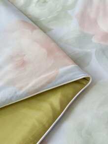 1pc Lightweight Summer Quilt, Summer Home Bedding For Bedroom, Guest Room, Hotel, Dormitory, Machine Washable Summer Duvet, Duvet Cover Only - Blue Pink - View 6