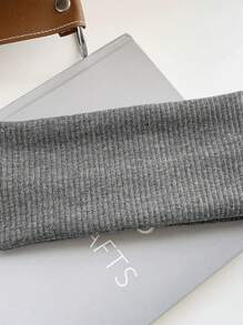 1 件新款针织发带女士时尚宽弹力头带运动瑜伽瑜伽发带柔软洗脸化妆头带女新款固定针织头带运动瑜伽吸汗记录弹力女士单色额韧带新款发带针织弹力运动瑜伽头带 - 彩色 - 查看 23