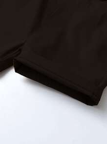 BOARNSEORL 2pcs Young Boys Gentleman Outfit - Short Sleeve Shirt With Bow Tie And Black Suspender Shorts, Fashionable And Stylish For Birthday Party, 1st Birthday, Wedding, Banquet - Black - View 11