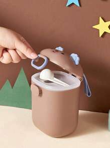 1pc Household Bear Shaped Powder/Milk Powder Storage Container