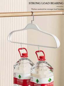 5个装/3个装/1个装塑料衣架，更大加厚可旋转衣架采用宽带设计，不滑动，无标记，标准衣架适用于夹克和西装。