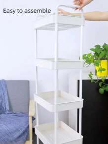 Étagère de rangement debout surdimensionnée, étagère mobile multi-niveaux pour les collations, les livres, la cuisine, la salle de bain, le salon, l'organisation de la maison