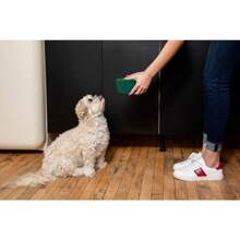 Ceramic Dog Lover And Dog Mom Love Bowl For Medium And Large Breeds - Modern With Matte Finish, Heavyweight Cat/Dog Lover Gift And Dog/Cat Mom Love Pet Food And Water Dish Crock, Dishwasher Safe (Large, Teal)