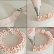 Bộ 14 đầu phun kem kiểu Nga, đầu phun kem trang trí chính xác kiểu Hàn Quốc, dụng cụ trang trí bánh, phụ kiện làm bánh cho bánh cupcake, bánh ngọt, bánh quy, khoai tây nghiền, sô cô la, kem, bánh rán, thiết kế hoa DIY, món quà hoàn hảo cho người yêu thích làm bánh. - Bạc - Xem 4