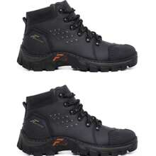 Kit 2 Bota Masculina Bico Borracha Pvc Coturno Cano Alto Tratorado Trabalho Trilha