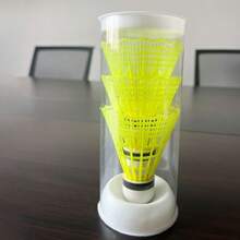 1/3/6pcs Durable Nylon Badminton Shuttlecocks, Suitable For Indoor And Outdoor Training