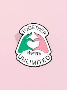 1PC Movie Enamel Pin Together Brooch Pines Lapel Pins Badge On Backpack Clothing Accessories Funny Jewelry Friends Gifts