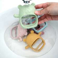 1pc Silicone Baby Teether, Teething Toy - Non-Dropping, Perfect Gift For Newborns For Easter, Thanksgiving, Christmas