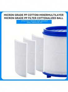 1pc Faucet Water Filter, Twist-On Faucet Mount Water Purifier, Filters Chlorine, Fluoride, Heavy Metals & Hard Water For Kitchen, Bathroom