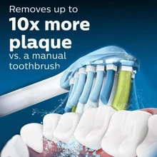 4 PCS- Philps Soni.Care C3 Diamond Clean - Electric Toothbrush Heads - Black - 白色 - 查看 3