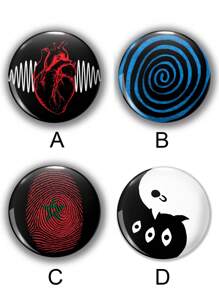 Cute Pattern Button Badges, Student Backpack Pins, Canvas Bag Decorative Badges, Fun Gifts, Suitable For Gifting To Friends, Teachers, Parents, Cousins